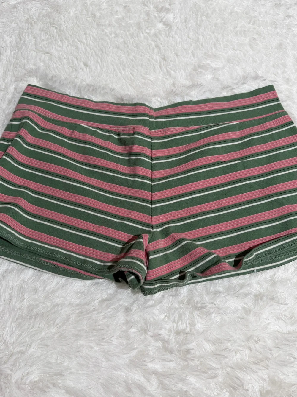 Dairy Boy XL/XXL Striped The Big Tee Mini Short Pink Friday Stripe Matching Set